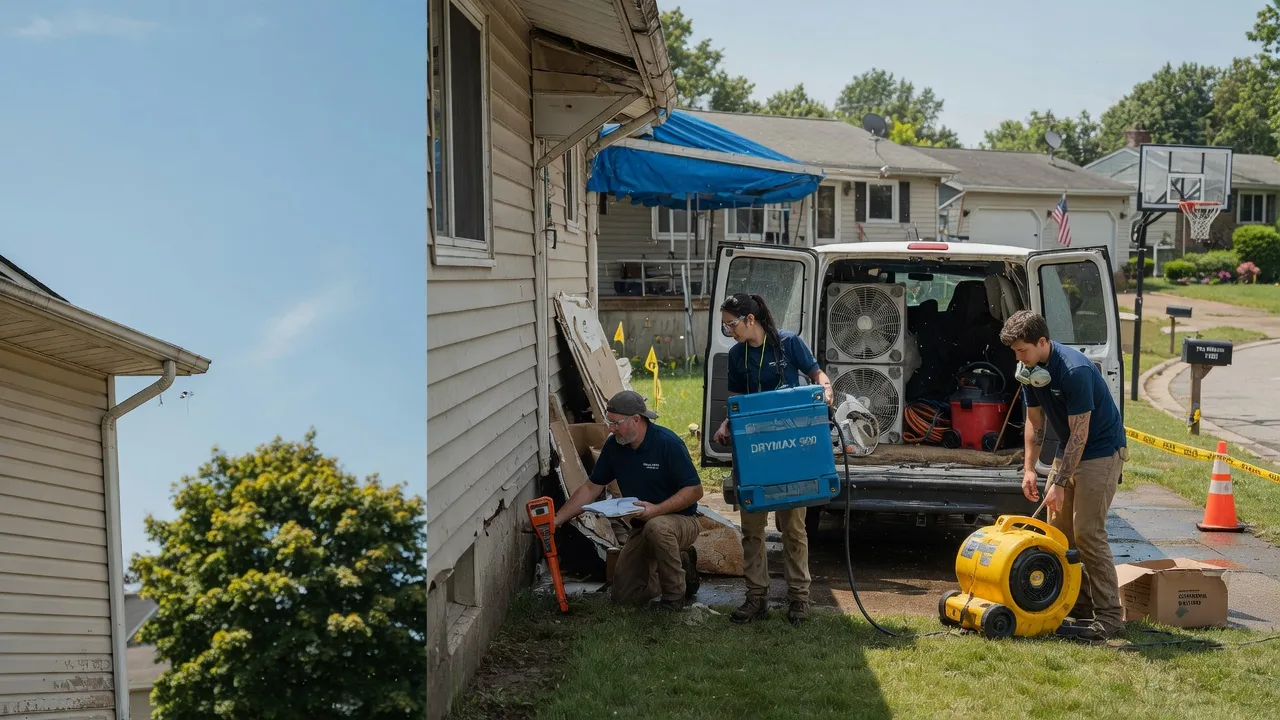 Ceiling Leak Cleanup in Belle Valley, OH near me